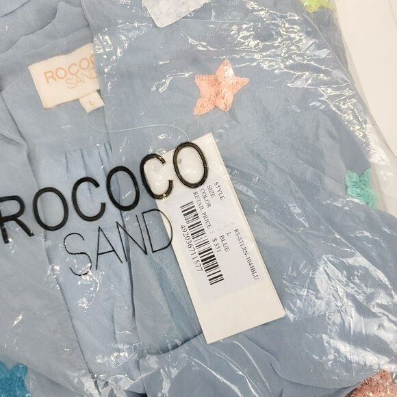 Rococo Sand Georgette Sequined Tunic Mini Dress - Picture 4 of 10